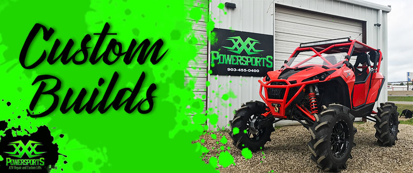 xxx powersports shop custom sxs atv builds